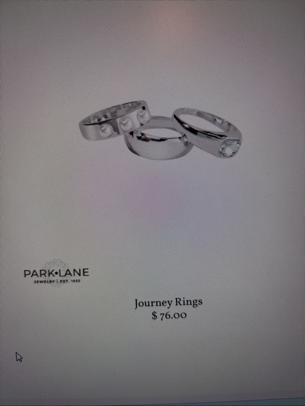 Park Lane “Journey” Stackable Rings Set - Picture 4 of 4